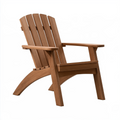 Fauteuil de jardin 78 x 92 x 96 cm en bois marron style Adirondack